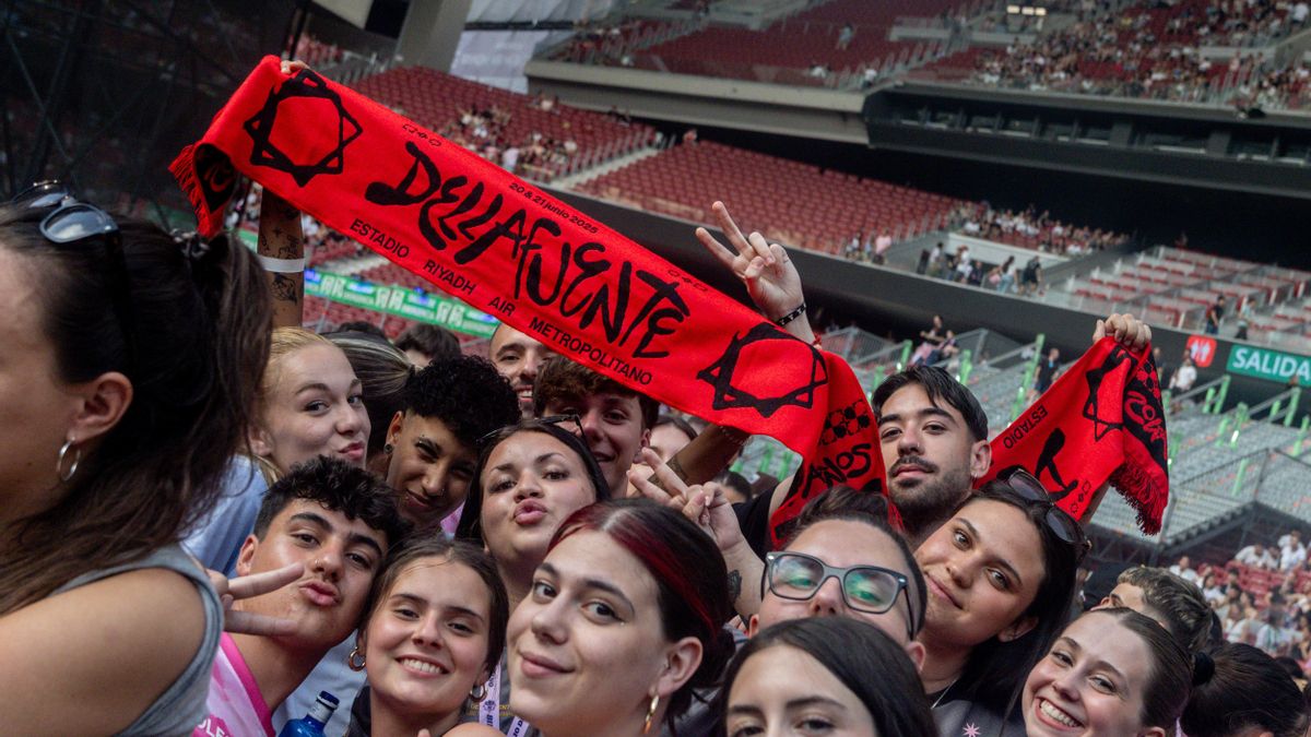 Fans en el concierto de Dellafuente en Madrid